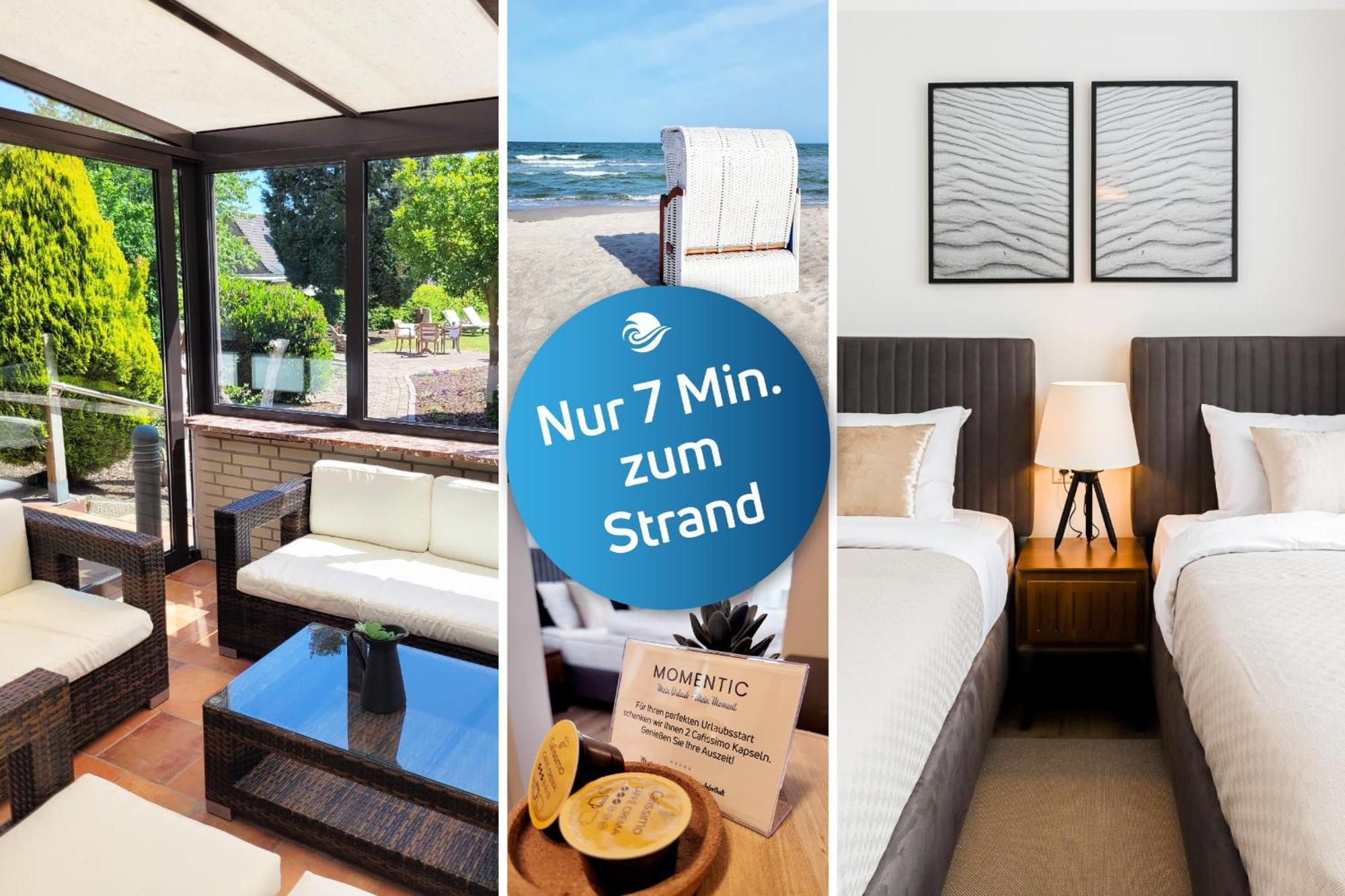 Strandnahe Moderne Ferienwohnung mit Garten Scharbeutz Exterior photo